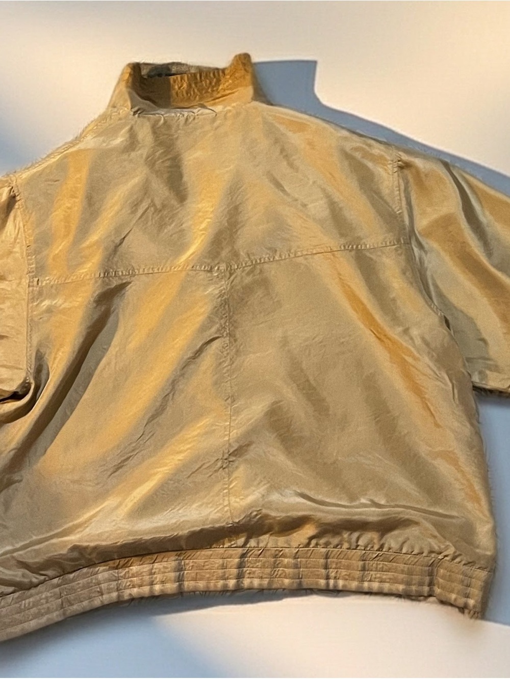 Blair Silk Jacket in Light Gold - Picture 2 of 4
